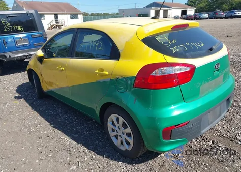 2017 Kia Rio Lx z USA, uszkodzony, nr VIN KNADM5A34H6007440